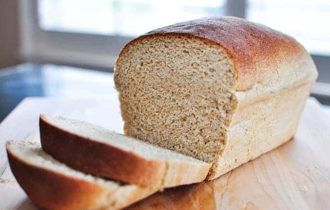 Bread made with whole grains