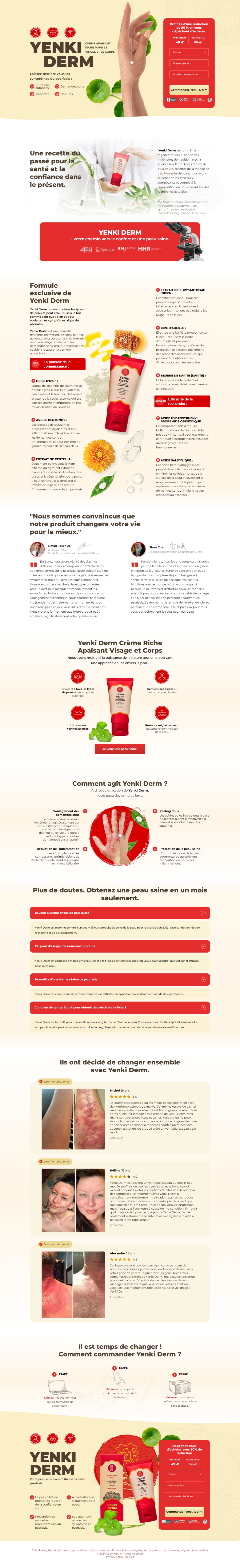 Yenki Derm Crème Avis