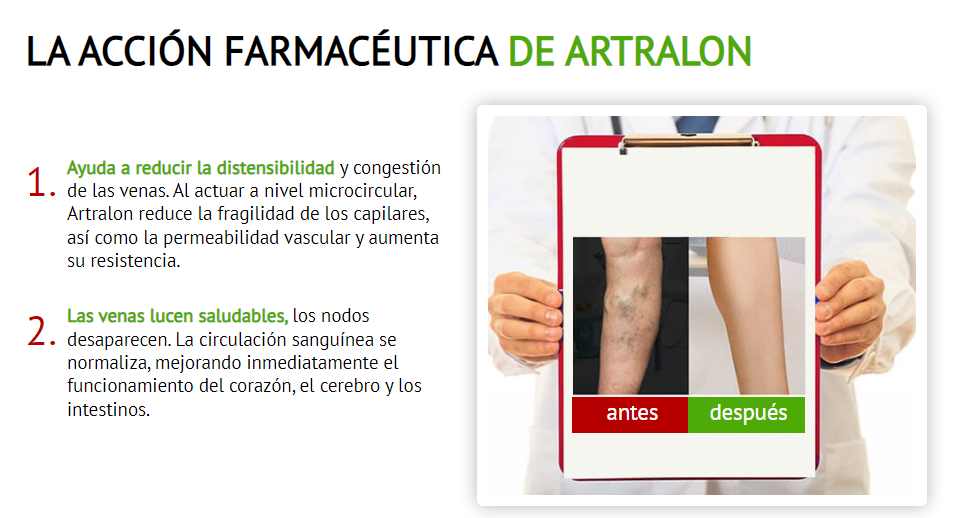 LA ACCIÓN FARMACÉUTICA DE ARTRALON