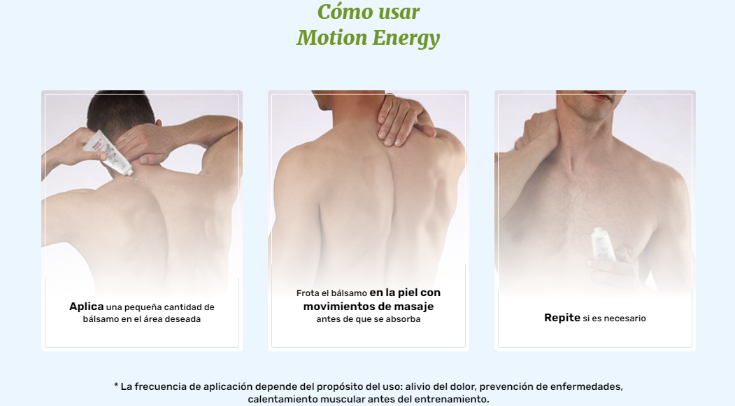 Cómo usar Motion Energy