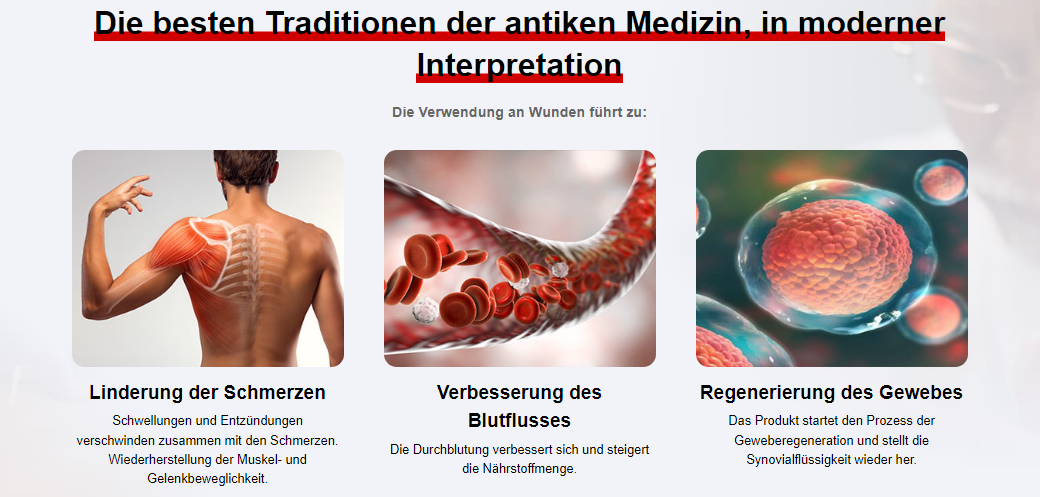 Die besten Traditionen der antiken Medizin, in moderner Interpretation