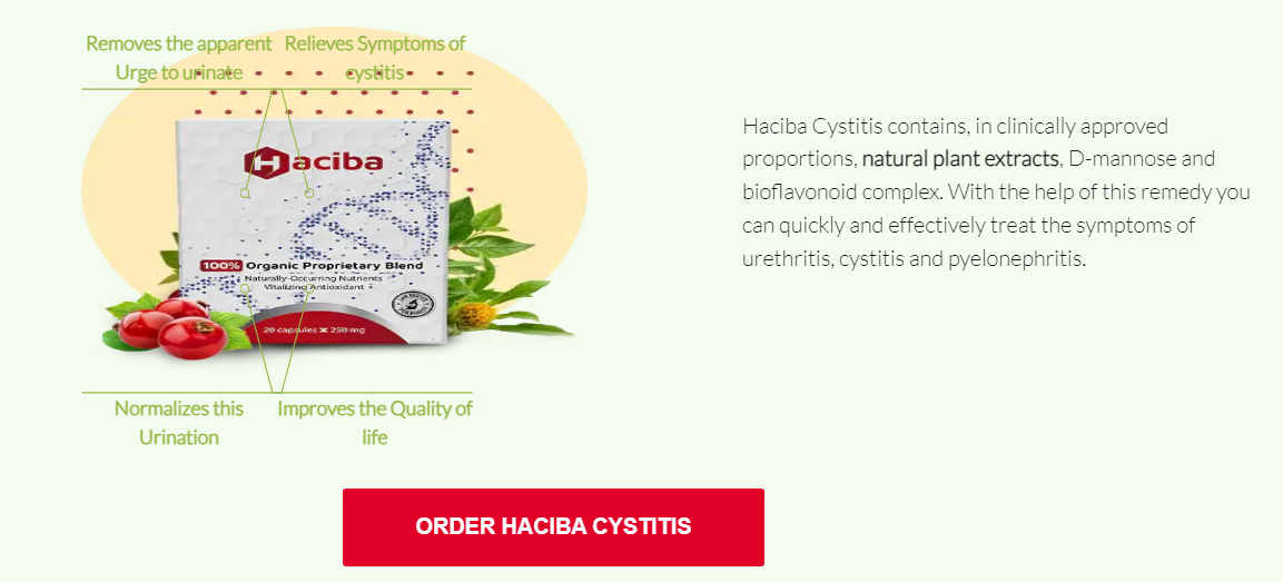 Haciba Cystitis contains