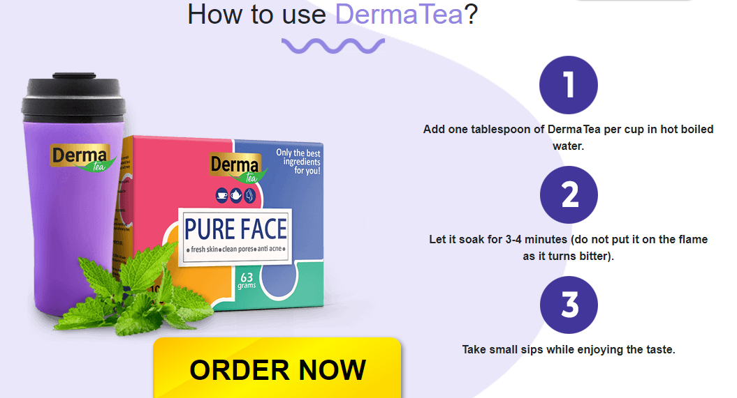 How to use DermaTea