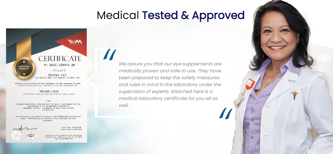 OcurePlus - Medical Tested & Approved