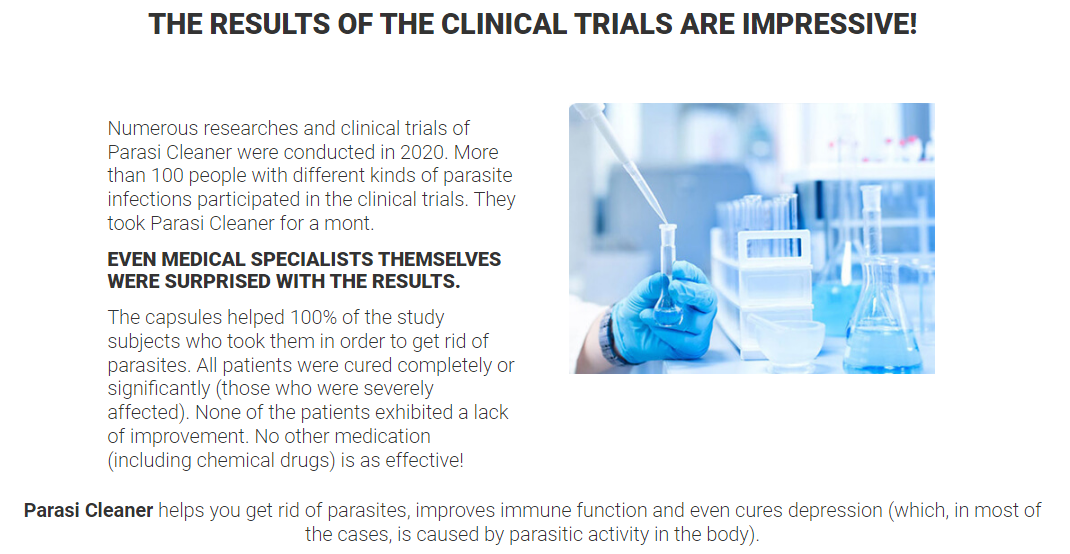 THE RESULTS OF THE CLINICAL TRIALS ARE IMPRESSIVE!