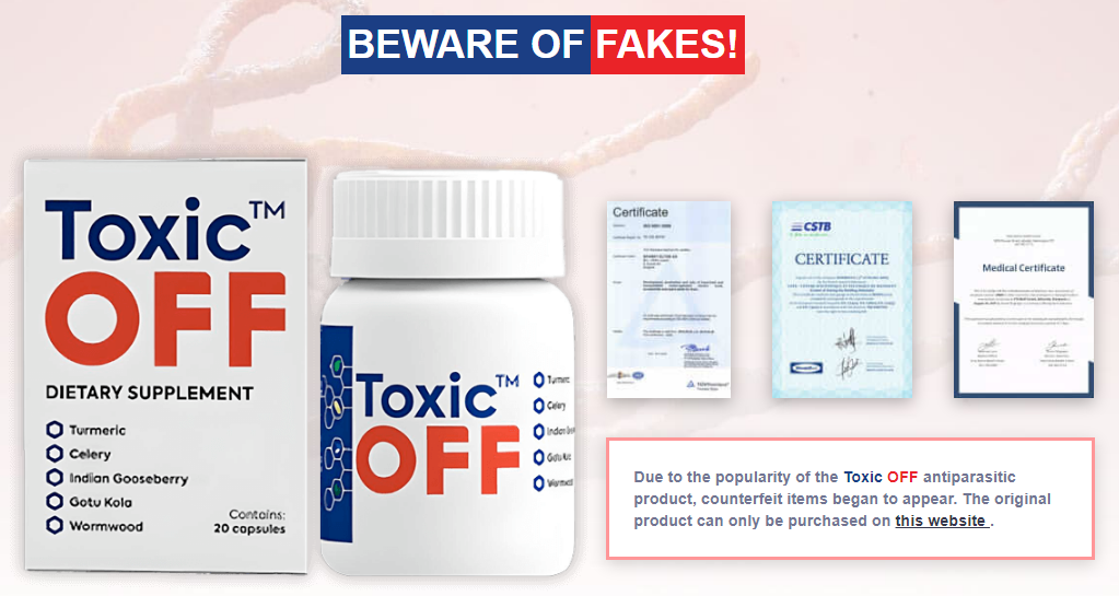 Toxic OFF - BEWARE OF FAKES