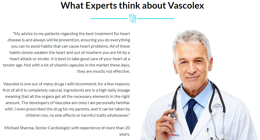 What Experts think about Vascolex