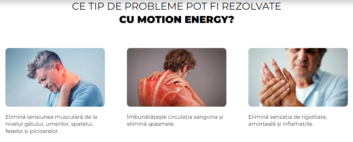 CE TIP DE PROBLEME POT FI REZOLVATE CU MOTION ENERGY