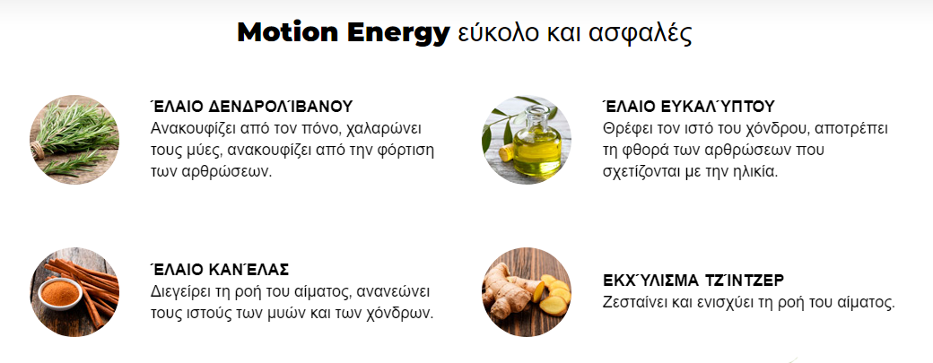 Motion Energy εύκολο και ασφαλές