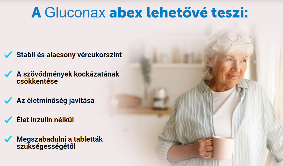 A Gluconax abex lehetővé teszi