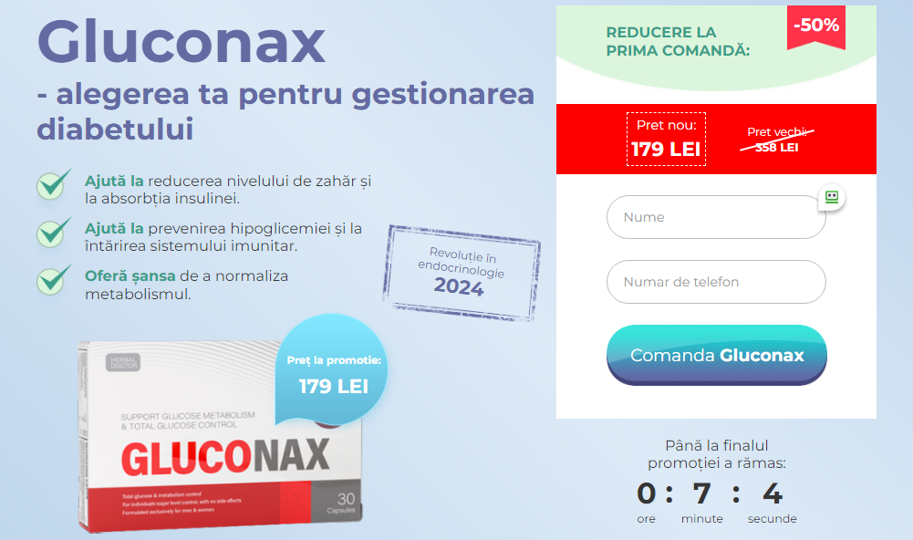 Gluconax Comanda