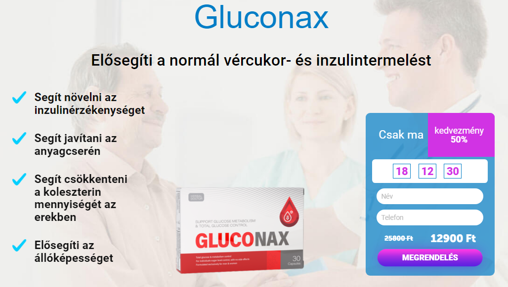 Gluconax Rendelés