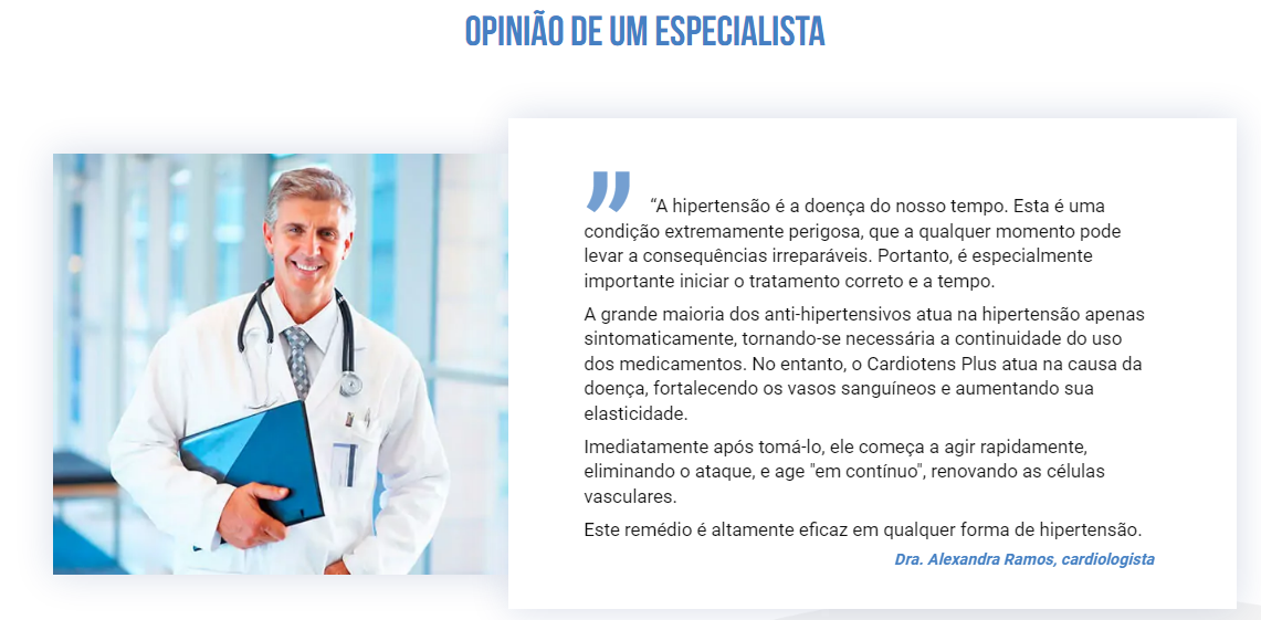 OPINIÃO DE UM ESPECIALISTA