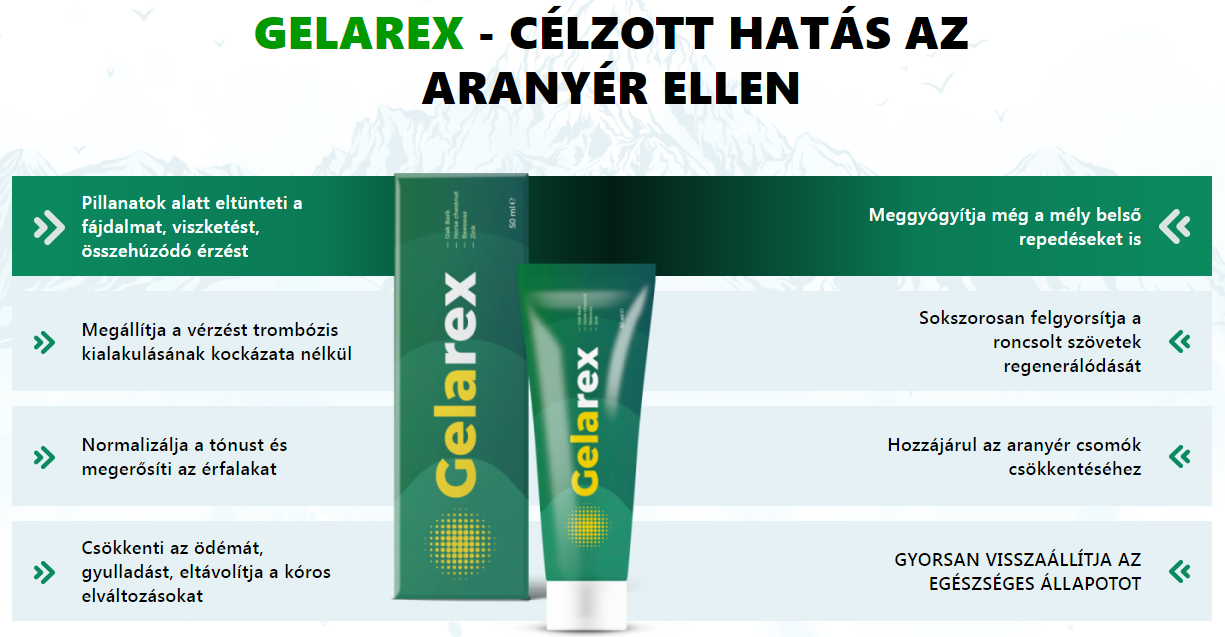 Gelarex - CÉLZOTT HATÁS AZ ARANYÉR ELLEN