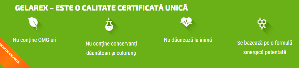 Gelarex – Este o calitate certificată unică