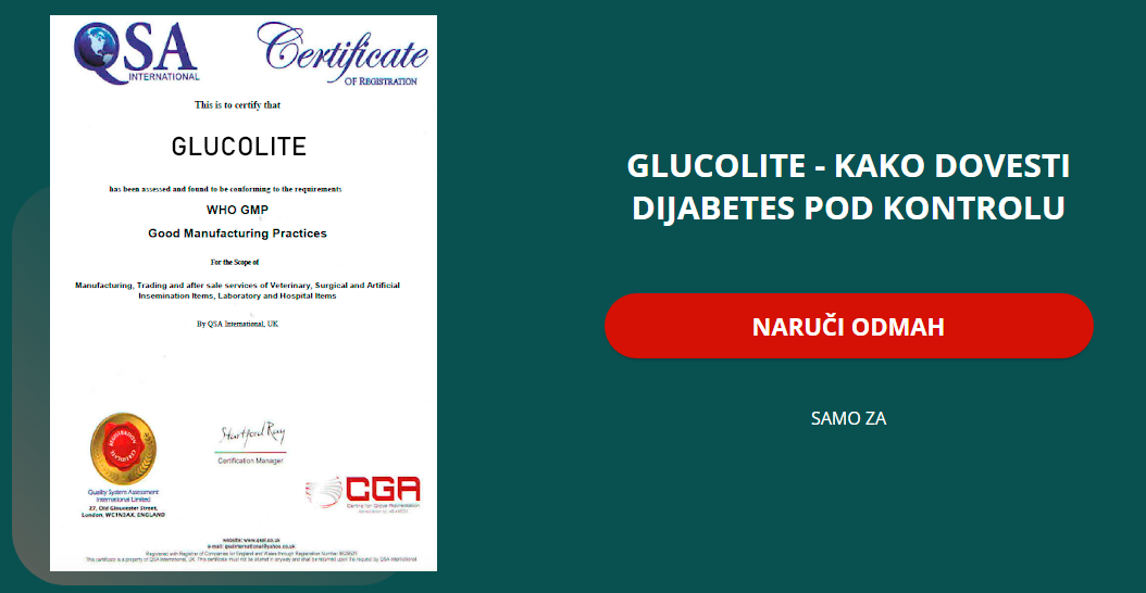 Glucolite - KAKO DOVESTI DIJABETES POD KONTROLU