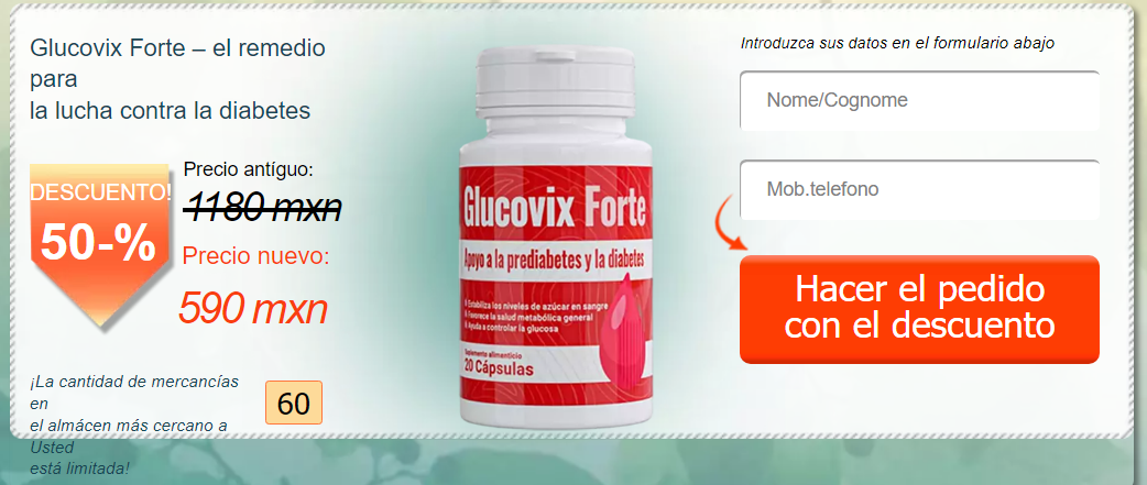 Glucovix Forte Orden