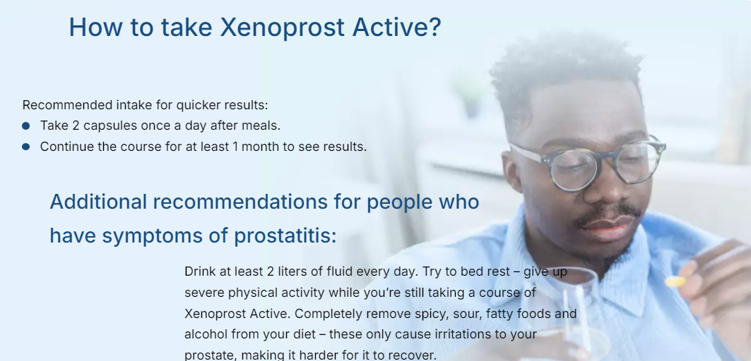 How to take Xenoprost Active