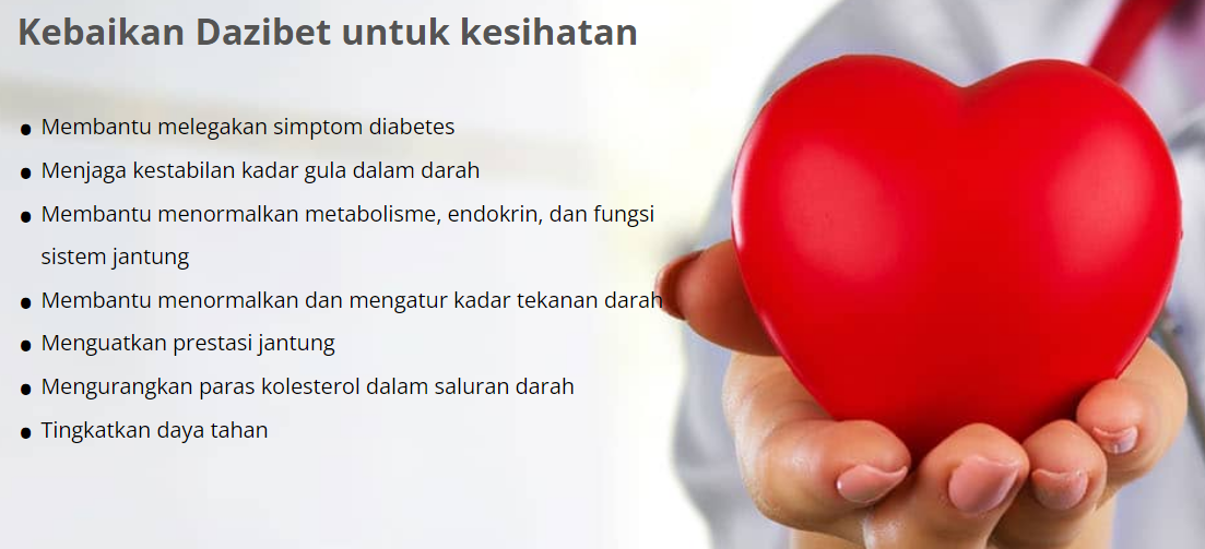 Kebaikan Dazibet untuk kesihatan