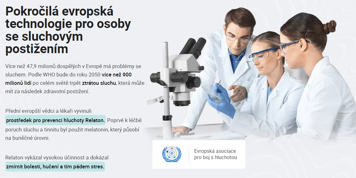 Pokročilá evropská technologie pro osoby se sluchovým postižením