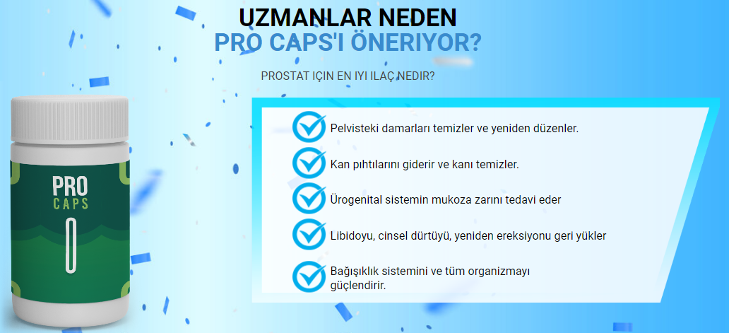 Uzmanlar neden Pro Caps'i öneriyor