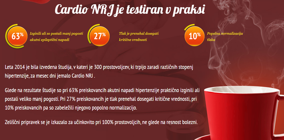 Cardio NRJ je testiran v praksi