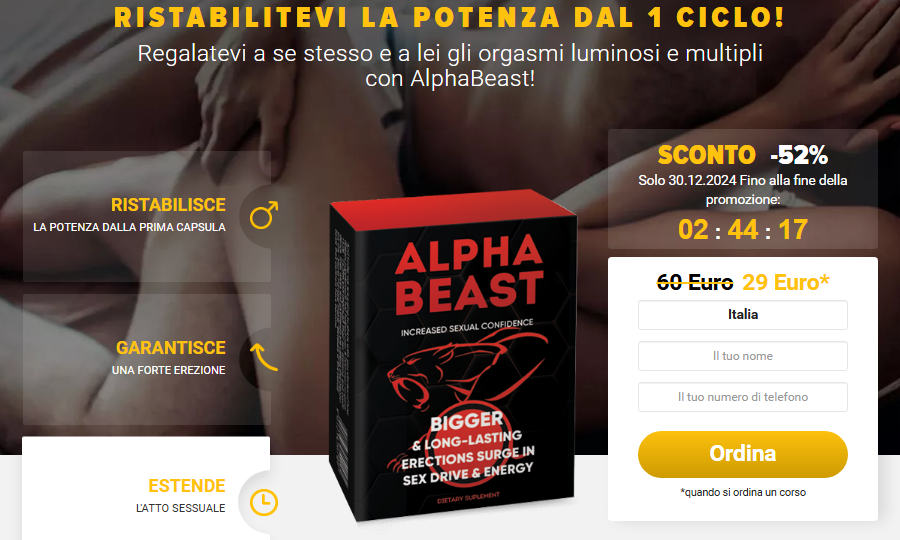 Alpha Beast Ordine