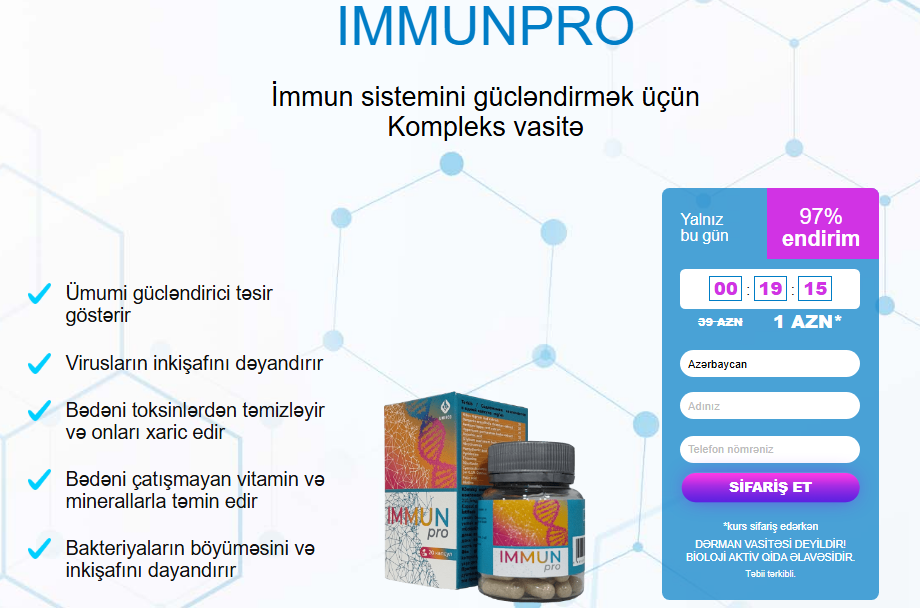 ImmunPro Sifariş verin