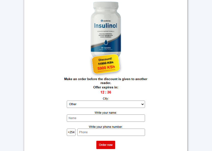 Insulinol Order