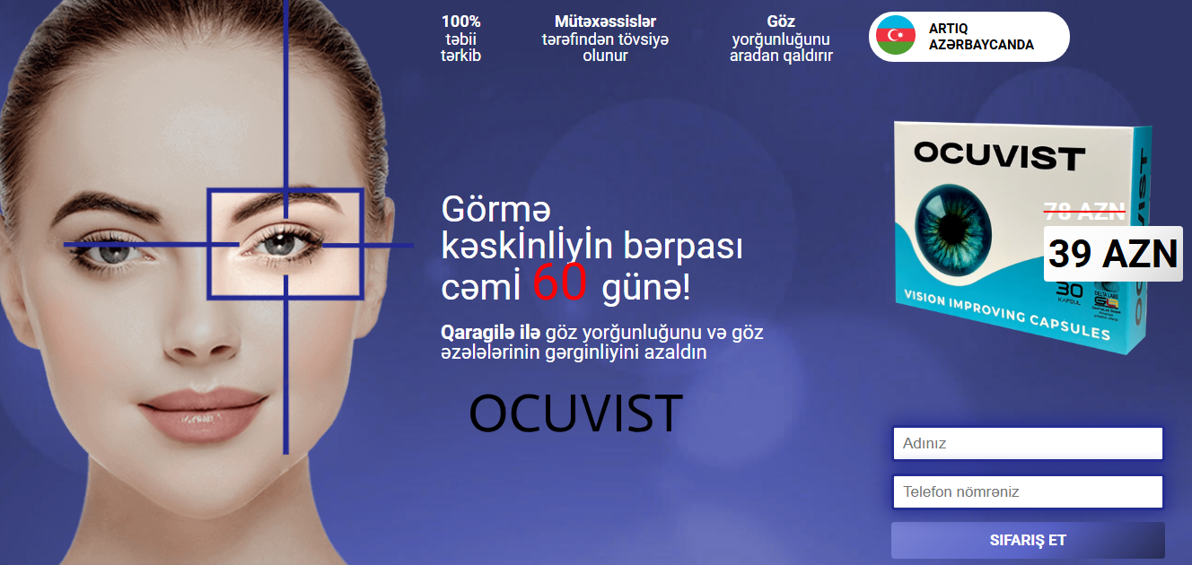 Ocuvist Sifariş verin